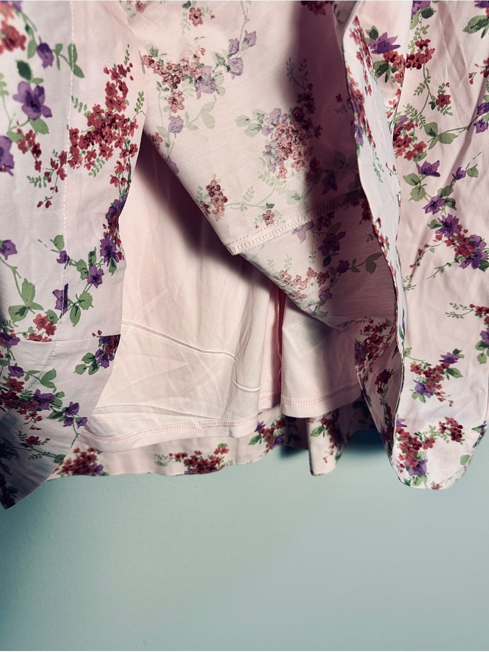 Wild Fable Fit and Flare Babydoll Midi A-Line Strapless Pink Floral Midi Dress S - Picture 10 of 12